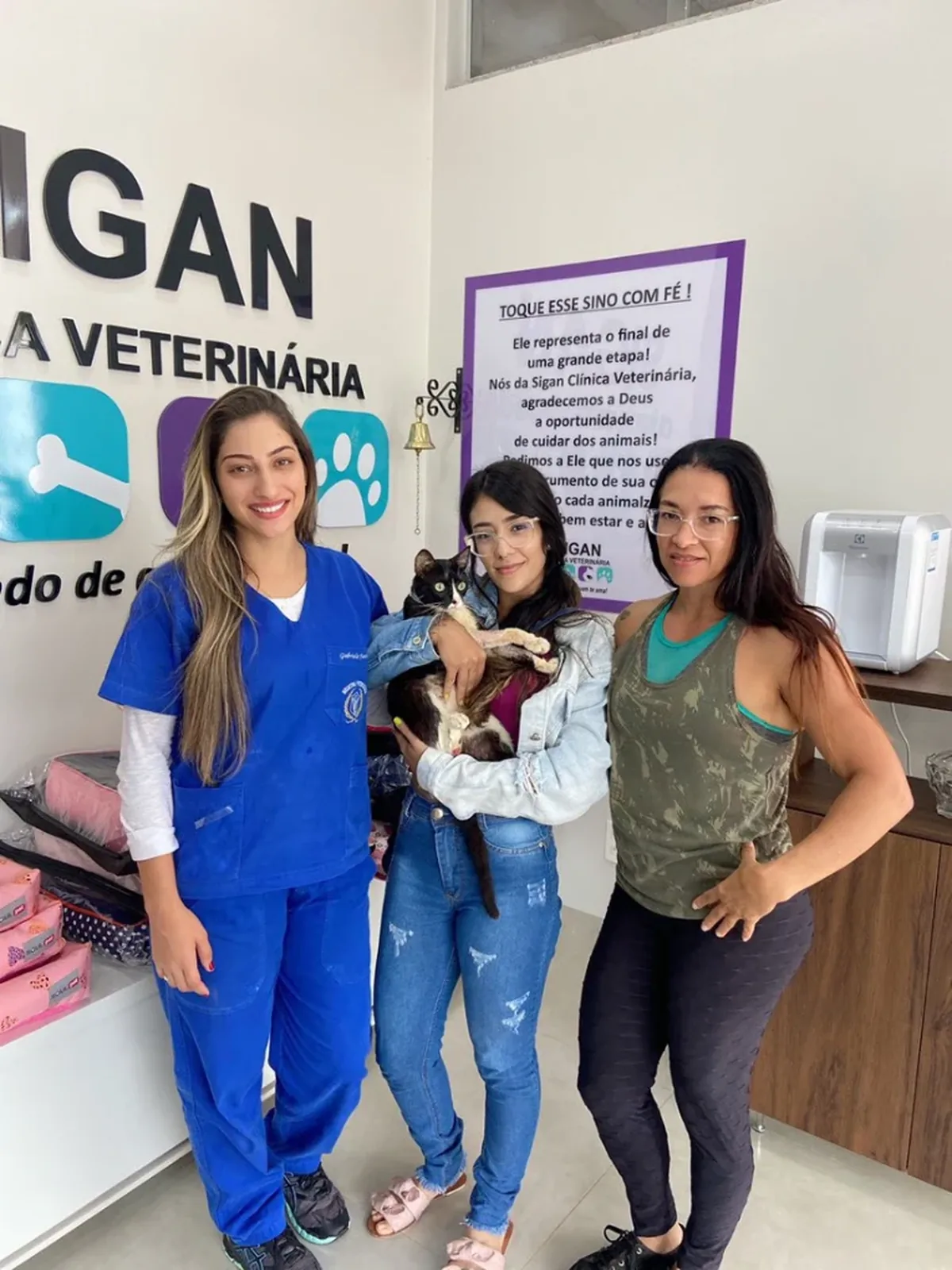 Atendimento para cães e gatos na Sigan Clínica Veterinária
